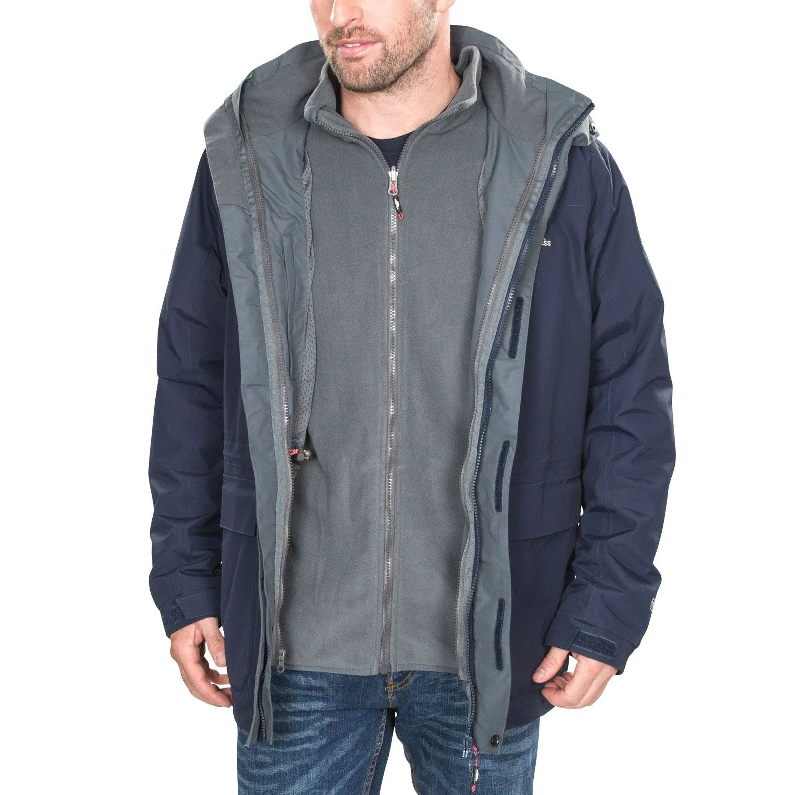 Trespass Edgewater II 3 IN 1 Waterproof Jacket