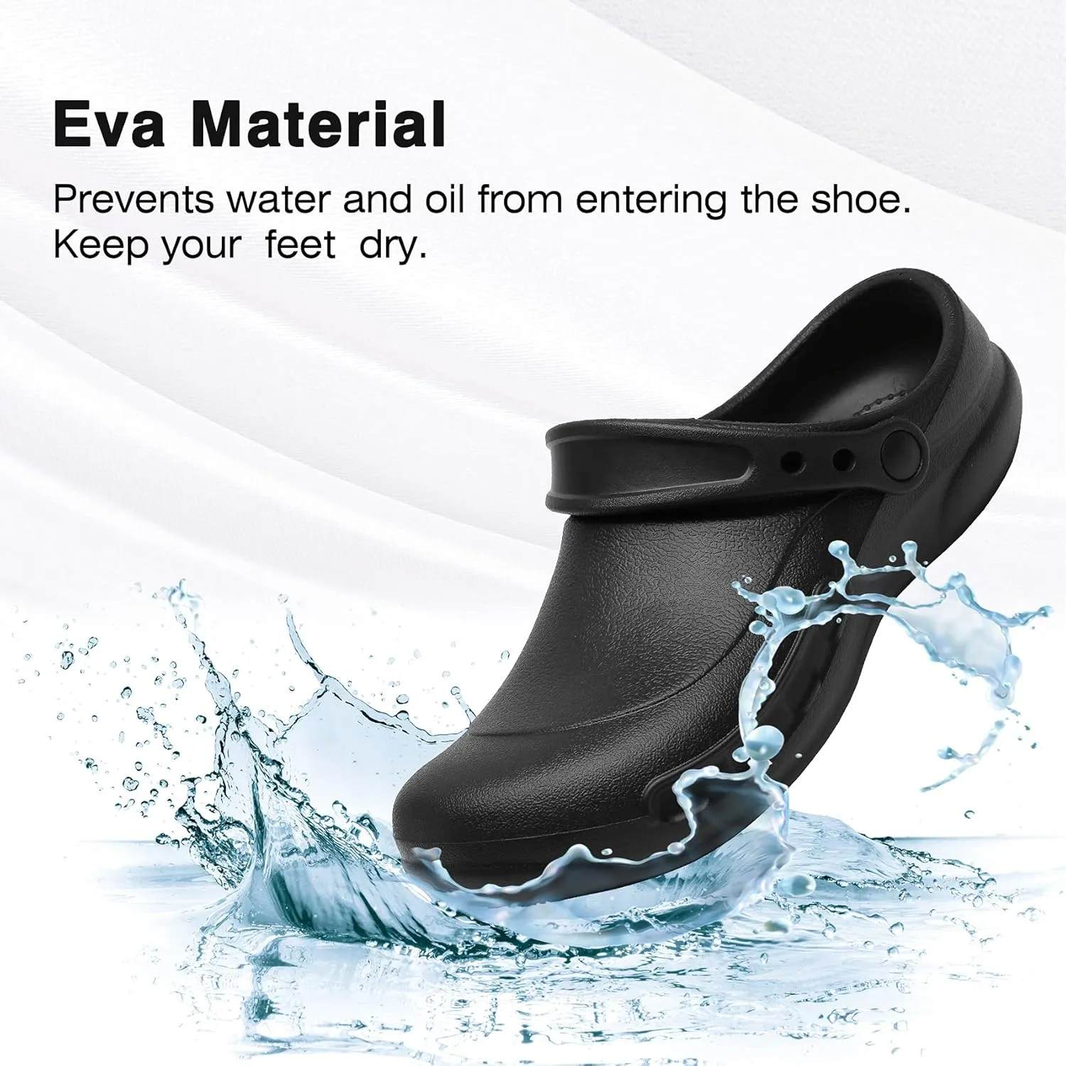Unisex Oil Resistant Waterproof Chef Shoes Non Slip Kitchen Shoes for Men