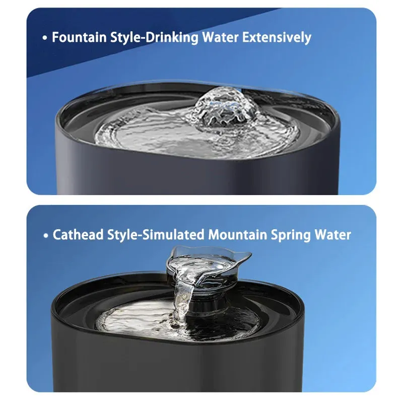 USB Electric Cat Water Fountain with Filter and Quiet Operation