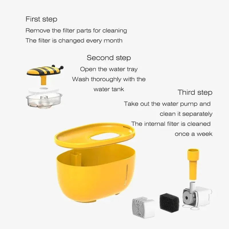 USB Electric Water Fountain for Pets