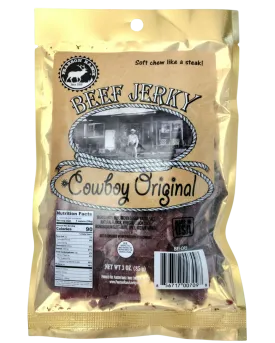 Wholesale Cowboy Original Beef Jerky 3oz - (order in EACH quantities)