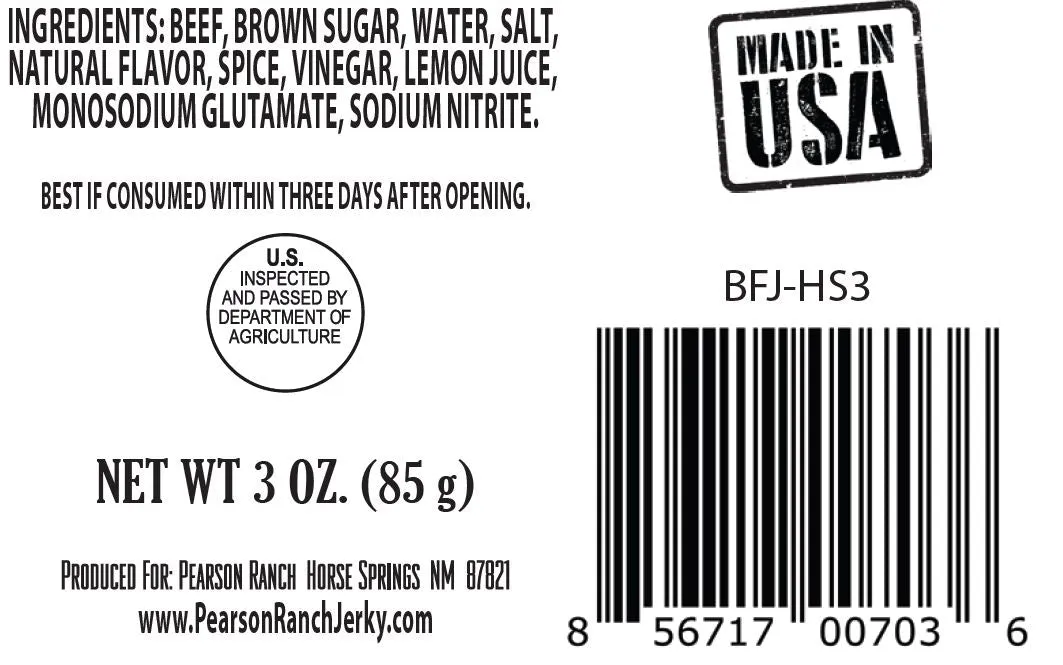 Wholesale Hot & Sweet Beef Jerky 3oz - (order in EACH quantities)